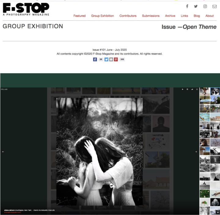 F-STOP Magazine Group Exhibition Issue #101, shāna photography